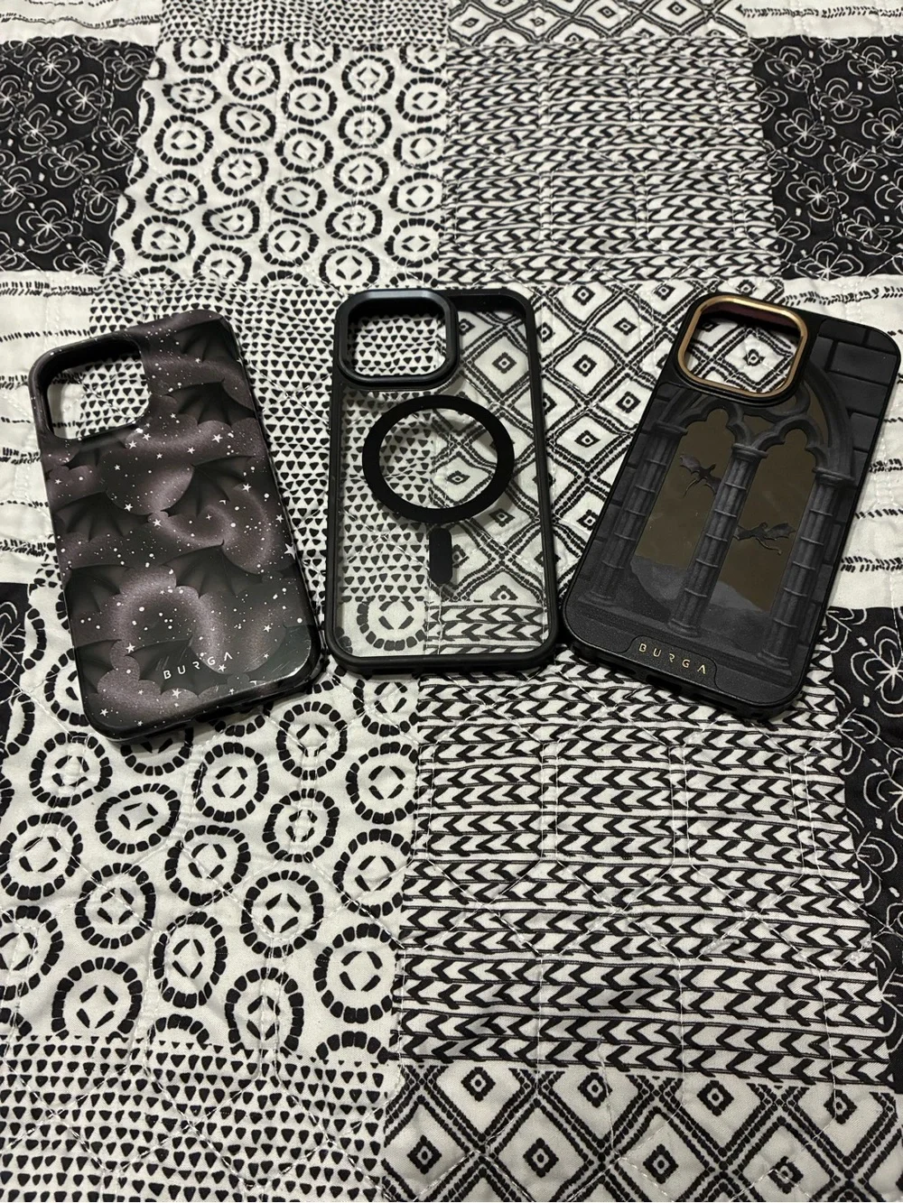 Black & Clear Protective iPhone Case Bundle